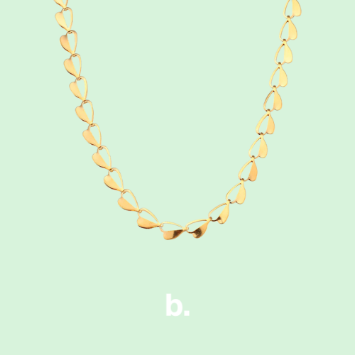 Collar Corazones 6mm