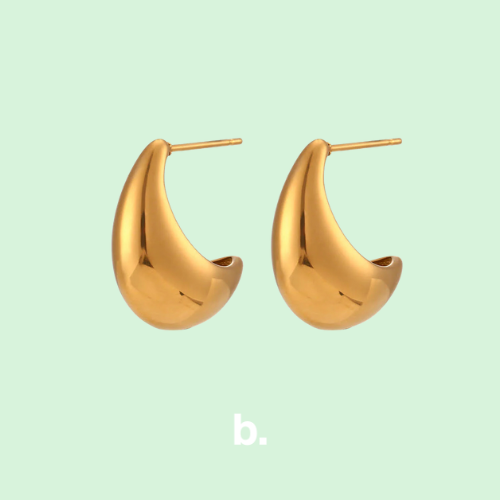 Pendientes Banana 20mm