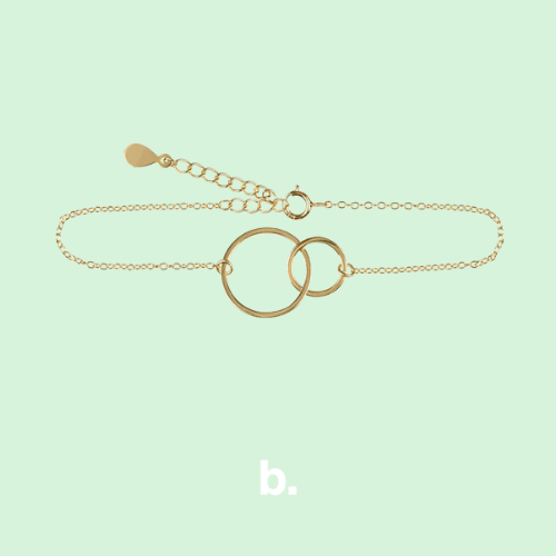 Pulsera Doble Círculo