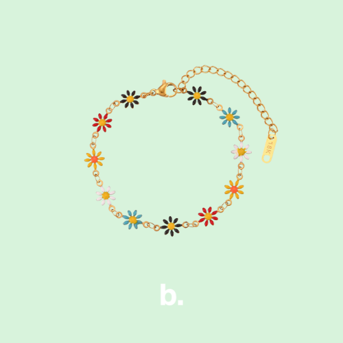 Pulsera Flower 6.8 mm
