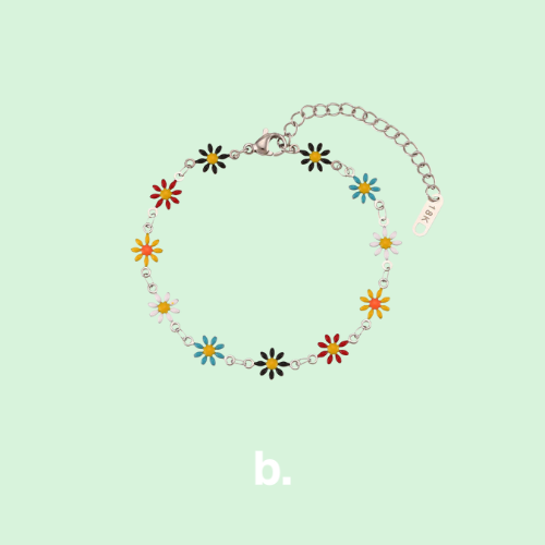 Pulsera Flower 6.8 mm