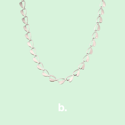 Collar Corazones 6mm